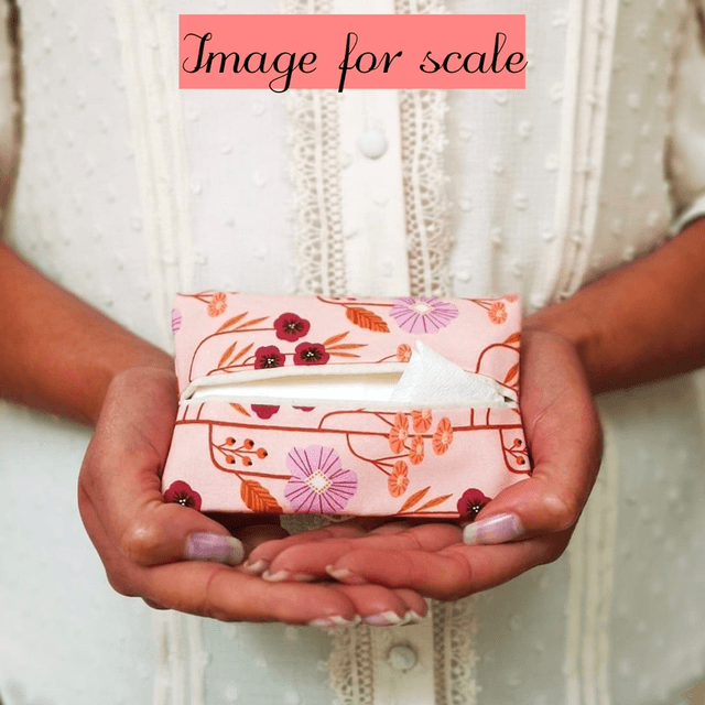 Tissue Pouch - Mustard Dotty