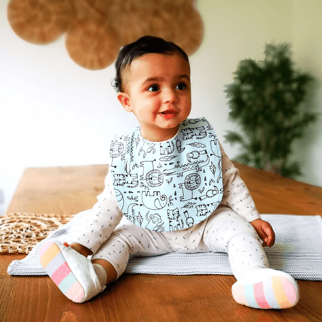 Baby Bib - Safari Animals