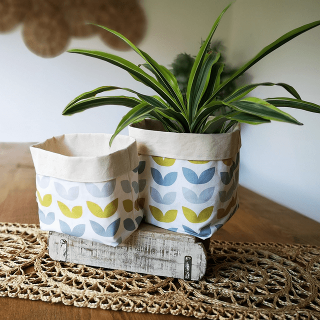 Storage Basket - Scandi Leaf